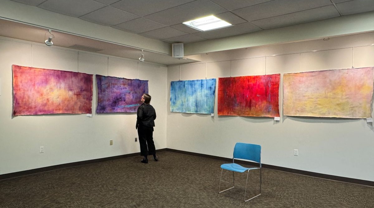 paintings at exhibition